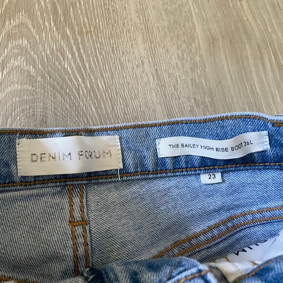 Aritzia Denim Forum The Bailey High Rise Boot Jeans - Picture 7 of 9